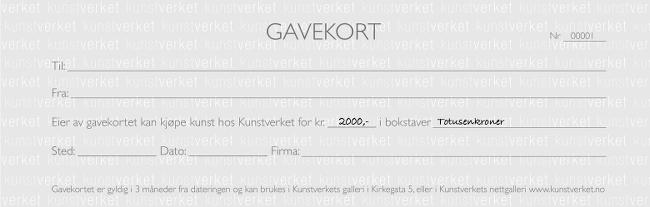 Gavekort kr.2.000,-